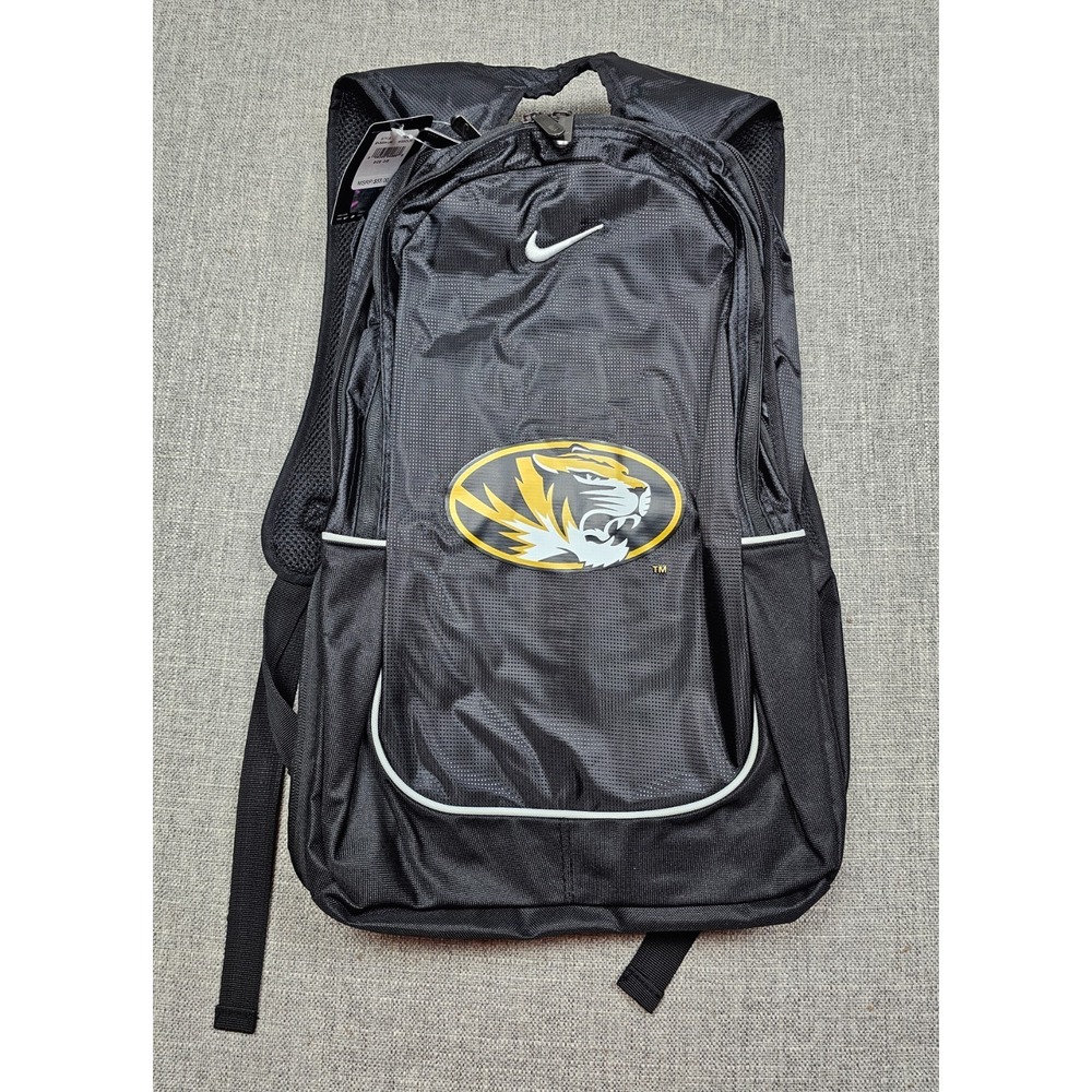 Nike Missouri Tigers Backpack Black One Size NCAA Football Bookbag‎ NWT